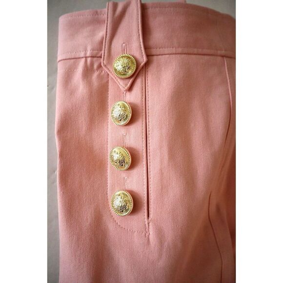 Derek Lam 10 Crosby Women's Sz 16 Mellow Pink Robertson Crop Flare Pants - Picture 3 of 10